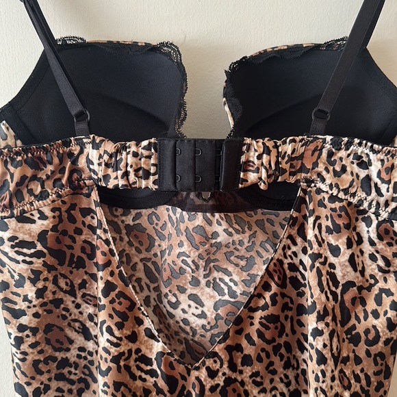 Victorias Secret Leopard Satin Slip Dress - Picture 5 of 6